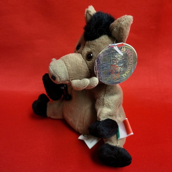 Coca Cola Italy Lors Italy The Wild Boar Bean Bag Stuffed Animal Toy 1999 - Picture 13 of 14